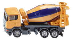 Бетономешалка желто-синяя 1:87 Siku 1896