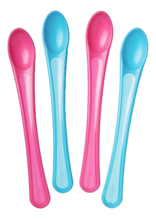 Набор ложечек для прикорма 4 шт (розовый/голубой) tommee tippee 44660241-1