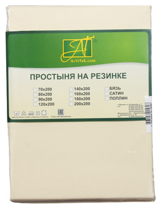 Простыня АльВиТек ПР-СО-Р-200 Кремовый