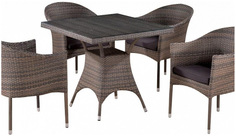 Комплект мебели Afina Garden T220BG/Y350BG-W1289 Pale (4+1)
