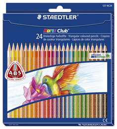 Карандаши цветные NorisClub трехгранные 24 цв. Staedtler