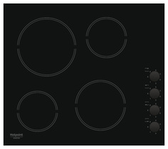 Встраиваемая варочная панель электрическая Hotpoint-Ariston HR 629 C Black