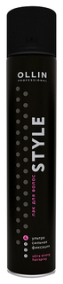 Лак для волос Ollin Professional Style Ultra Strong без отдушки 400 мл