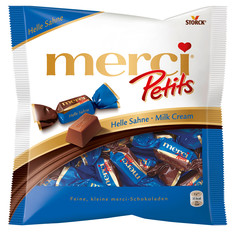 Шоколадные конфеты Merci peti молочные 125 г ..,Merci
