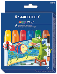 Набор гелевых круглых мелков Staedtler Noris Club 6 цветов картонная коробка