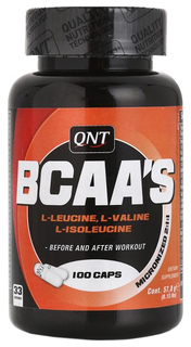 BCAA QNT BCAAS 100 капс. без вкуса