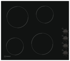Встраиваемая варочная панель электрическая Indesit RI 860 C Black