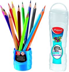 Карандаши цветные COLORPEPS треугольные 12 цветов MAPED
