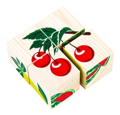 Детские кубики Томик "Фрукты-ягоды"