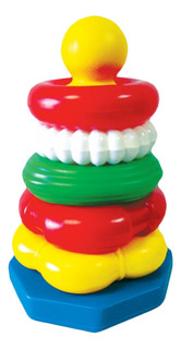 Пирамидка Строим вместе Ассорти большая