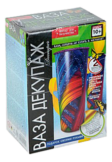 Аппликация из бумаги Danko Toys Ваза Декупаж
