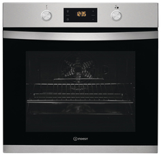 Встраиваемый электрический духовой шкаф Indesit IFW 3844 JP IX Silver/Black
