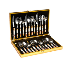 Набор столовых приборов Mayer&Boch 24917 Белый, желтый, красный