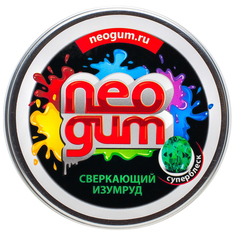 Паста для лепки Neogum Сверкающий изумруд NG7S003 СуперБлеск