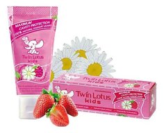 Зубная паста детская Twin Lotus Chamomile&strawbery (Клубника И Ромашка) 50Мл