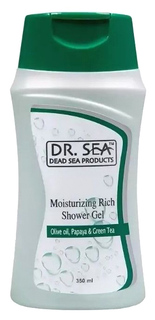Увлажняющий гель для душа Dr. Sea Масло оливы, папайя и зеленый чай 350 мл