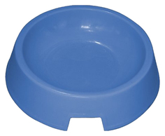 Одинарная миска для кошек Зооник, пластик, серый, 0.2 л