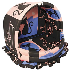 Домик для кошек Гамма разноцветный 36x46x41см Gamma