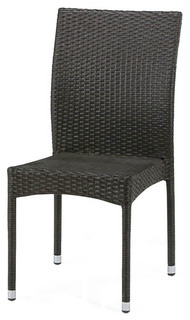 Стул из искуственного ротанга Y380A-W53 Brown Afina