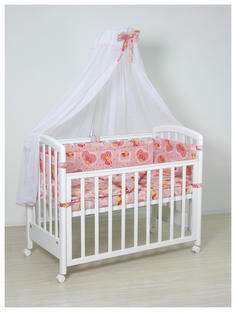 Комплект детского постельного белья Фея Мишки Розовый