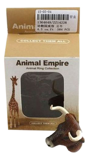 Фигурка животного Shantou Gepai кольцо Animal Empire Буйвол ZZ14228