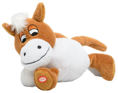 Интерактивная Мягкая игрушка Woody OTime Лошадь смеющаяся Коричневая