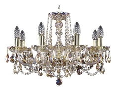 Люстра хрустальная Bohemia Ivele Crystal 1402/8/195/G/M701
