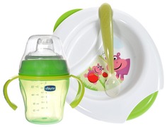 Набор детской посуды Chicco 3 предмета 6 мес+ Розовый 00016200100000