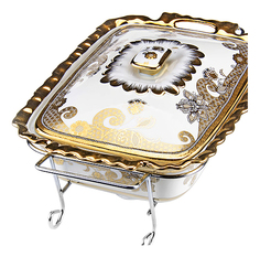 Мармит LORAINE 2,1 л 3 пр. со свечкой LR 26540