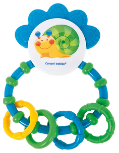 Прорезыватель-погремушка Canpol Babies Happy garden Синий