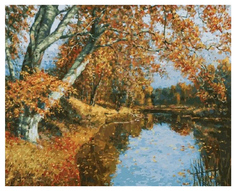 Картина по номерам Белоснежка «Уж лист осенний землю всю покрыл» Dv Tech Int. LTD