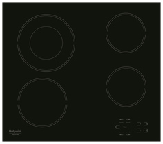 Встраиваемая варочная панель электрическая Hotpoint-Ariston HR 622 C Black