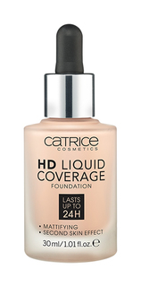 Тональный крем Catrice HD Liquid Coverage Foundation 010 Light Beige 30 мл