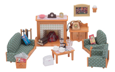 Игровой набор Sylvanian Families EPOCH Sylvanian Families Гостиная Deluxe