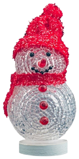 Светильник новогодний CBR Снеговик многоцветная подсветка NY 070