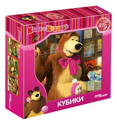 Детские кубики Step Puzzle Маша и Медведь 87133