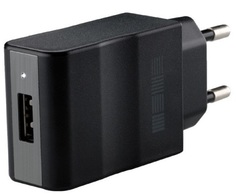 Сетевое зарядное устройство Travel Charger 1 USB 2,1A Black Inter Step