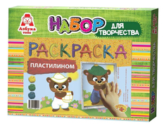 Набор для лепки из пластилина Азбука Тойс Мишка