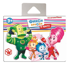 Пальчиковые краски Centrum Фиксики 4 цвета