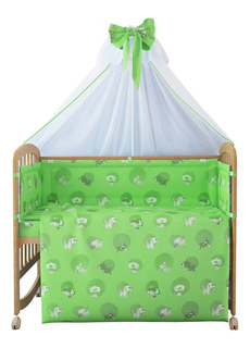 Комплект детского постельного белья Тополь Фея Наши друзья зеленый