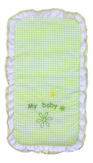 Комплект детского постельного белья Тополь Fairy Белые кудряшки зеленый