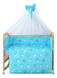 Комплект детского постельного белья Тополь Фея Наши друзья голубой