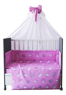 Комплект детского постельного белья Тополь Фея Наши друзья розовый
