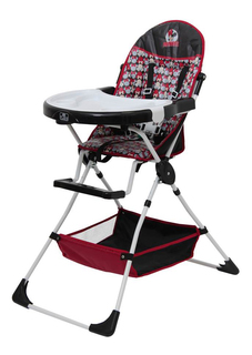Стульчик для кормления Polini Disney baby 252 Модница Минни, черный