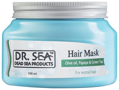 Маска для волос Dr.Sea С оливковым маслом папайей и зеленым чаем 350 мл