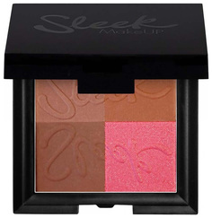 Бронзирующая пудра 4 в 1 Sleek MakeUp Bronze Block Dark, 60 г