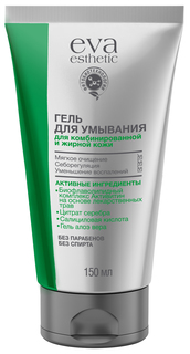 Гель для умывания Eva Esthetic для комбинированной и жирной кожи 150 мл