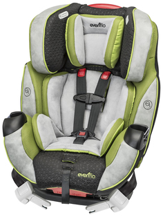 Автокресло Evenflo Symphony DLX группа 0/1/2/3, Белый-Зеленый