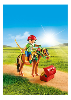 Игровой набор Playmobil PLAYMOBIL Ферма Пони: Конюх с Пони Блум