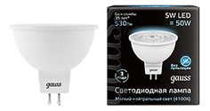 Лампочка Gauss LED MR16 5 Вт Светодиодная